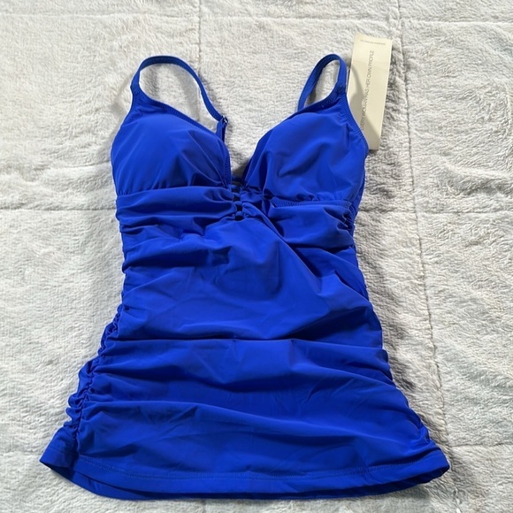 Profile by Gottex Women’s Royal Blue "TUTTI FRUTTI" Tankini Top Size 6 NEW - Picture 2 of 16